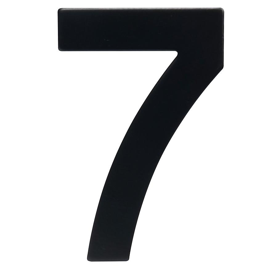 Nerezové Číslo Černé  7