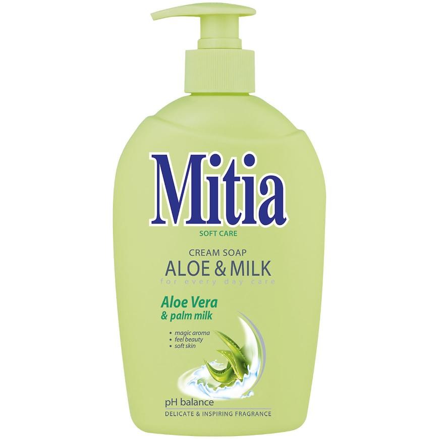 Mitia tek.mýdlo s dáv.aloe+milk