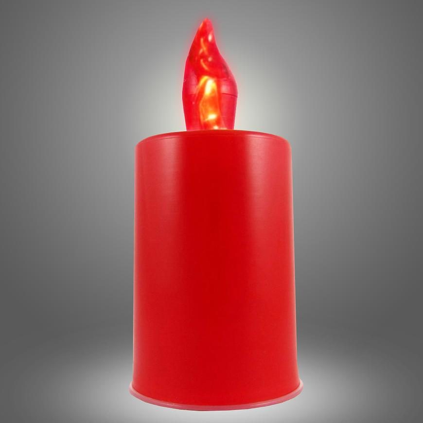 LED svíčka - červená