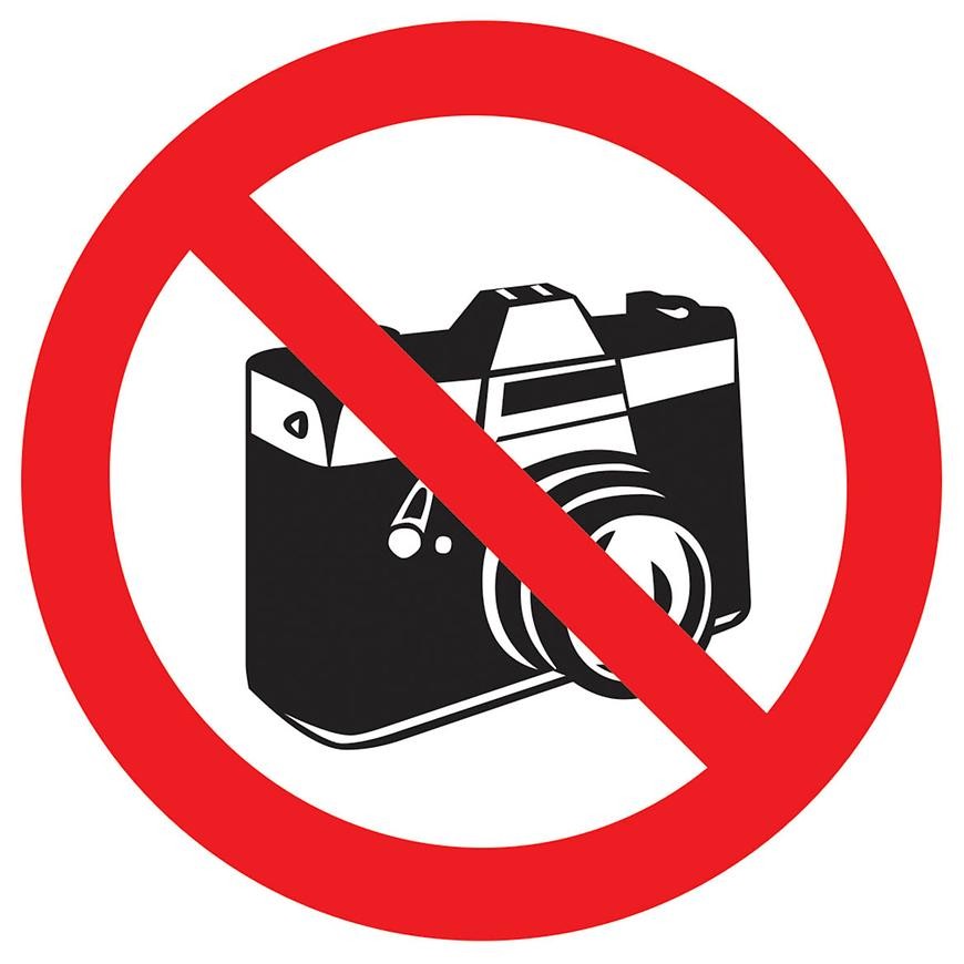 Zákaz fotografování -