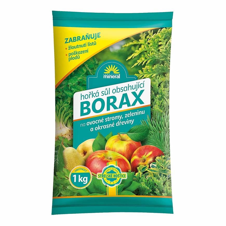 Hořká sůl obsahující borax