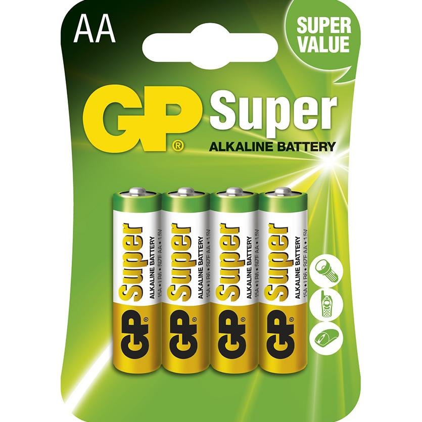 Alkalická baterie GP Super AA