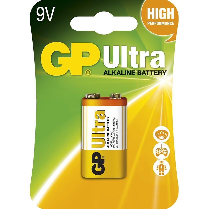 Alkalická baterie GP Ultra 9V