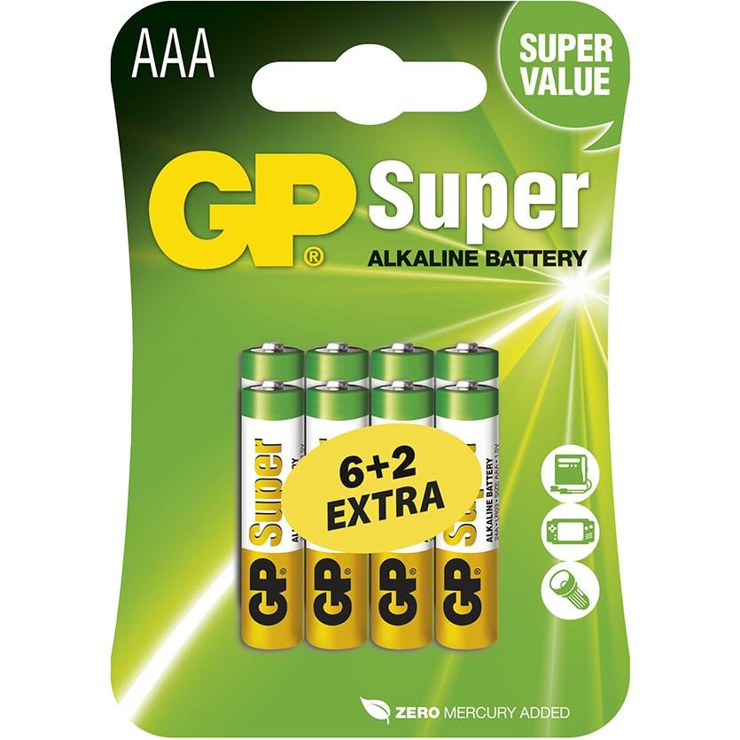 Alkalická baterie GP Super AAA