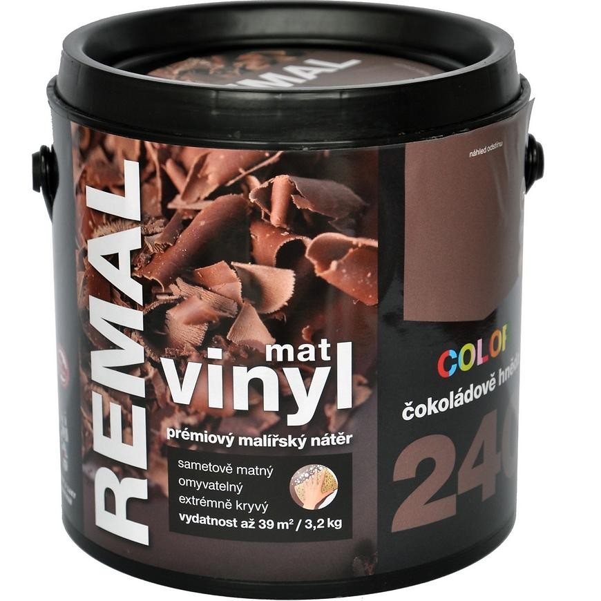 Remal Vinyl Color mat čokoládově