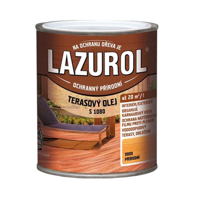 Lazurol terasový olej bezbarvý