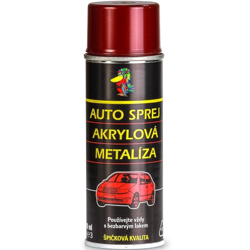 Auto sprej červená hot-chilli metalická