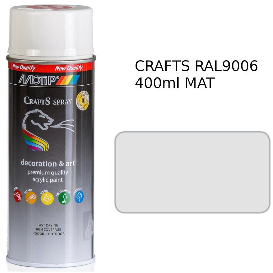 Sprej Crafts stříbrný RAL9006