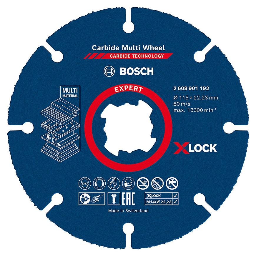 Expert Carbide Multi Wheel X-Lock cutting